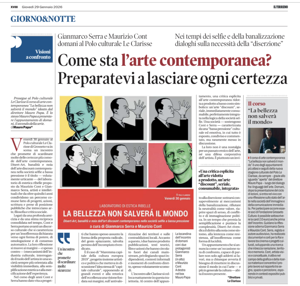 La bellezza non salverà il mondo