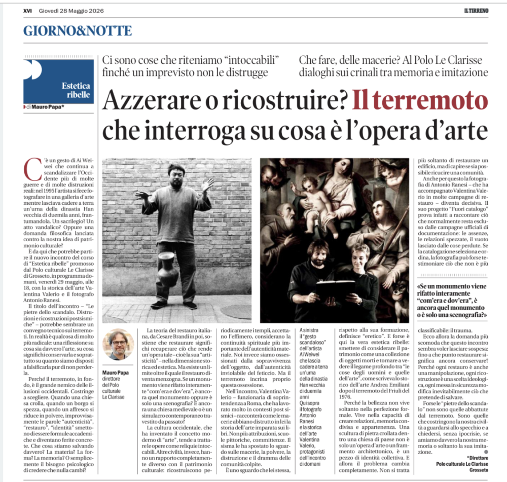 La bellezza non salverà il mondo