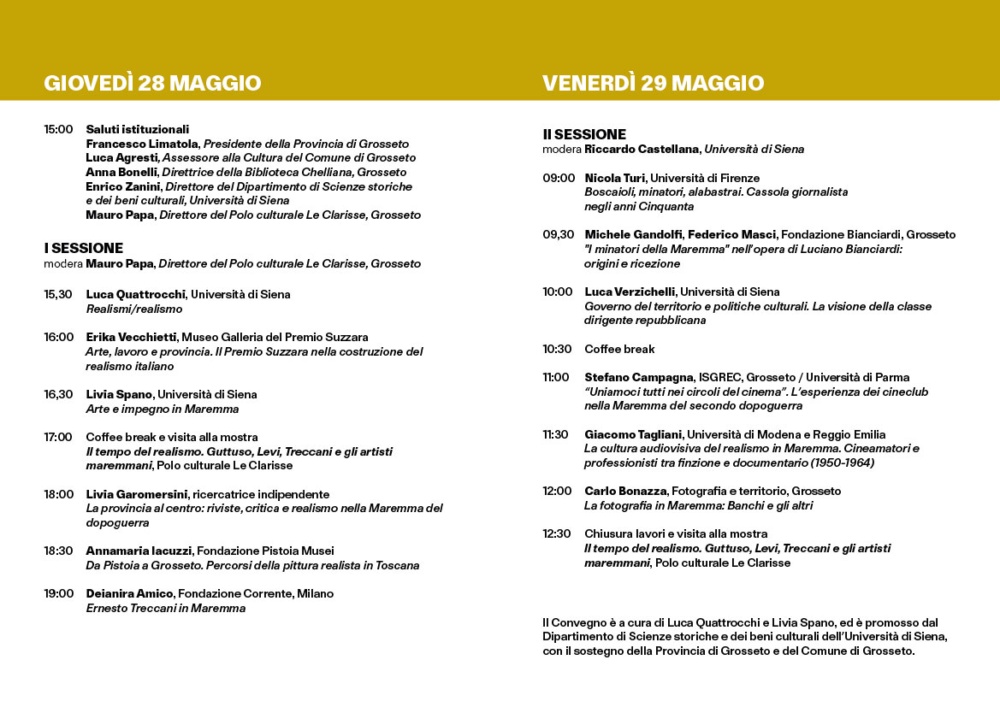 EVENTI DELLA SETTIMANA 
